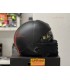 Casco Scorpion Exo Combat 2 Lord nero opaco rosso