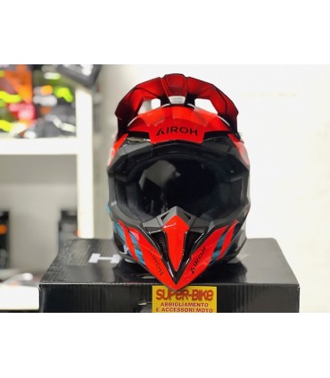 Airoh Wraaap Cyber orange helmet