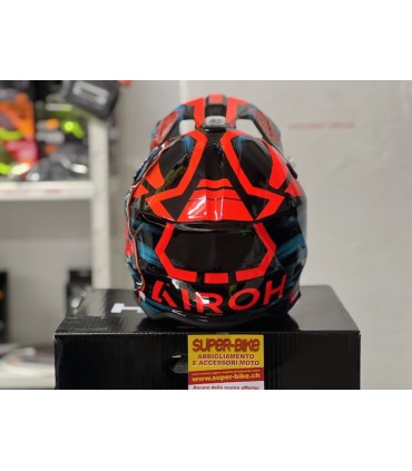 Airoh Wraaap Cyber orange helmet