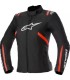 Giacca donna moto Alpinestar T-SPS V2 nero rosso