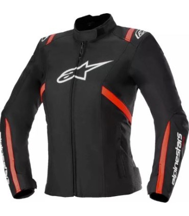 Veste femme moto Alpinestar T-SPS V2 noir rouge