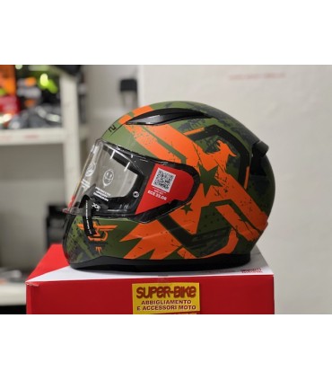 LS2 FF353 Rapid 2 Thunderbirds verde arancio opaco