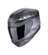 Motorrad helm Scorpion Exo 391 Ava schwarz grau matt