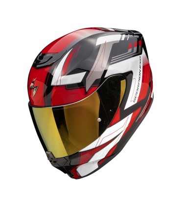 Casco moto Scorpion Exo 391 Captor rosso