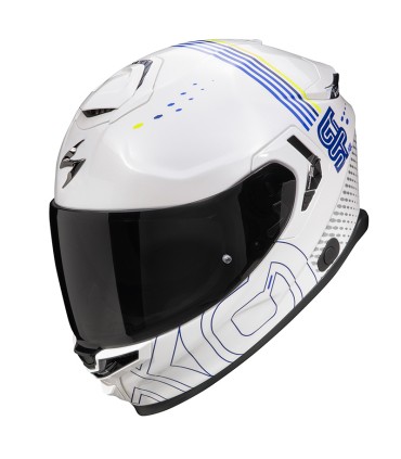 Casque Scorpion Exo-GT Sp Air Techlane blanc