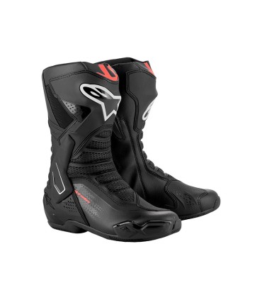 Bottes Alpinestars SMX-6 V3 rouge fluo