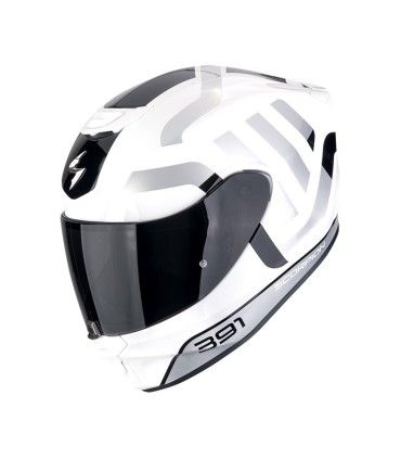 Motorrad helm Scorpion Exo 391 Arok weiss