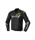 Veste en cuir Alpinestars Faster V3 Airflow noir jaune