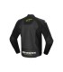 Giacca in pelle Alpinestars Faster V3 Airflow nera gialla