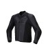 Giacca in pelle Alpinestars Faster V3 Airflow nera