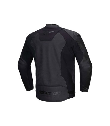 Giacca in pelle Alpinestars Faster V3 Airflow nera