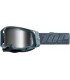 100% Racecraft 2 Battleship mirror goggles