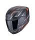 Casque moto Scorpion Exo 391 Aaxo noir matt rouge