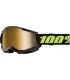 100% Strata 2 Solar eclipse specchio maschera motocross