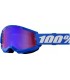 100% Strata 2 blu specchio maschera motocross