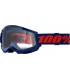 100% Strata 2 Navy maschera motocross