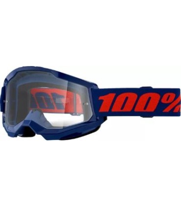 100% Strata 2 Navy maschera motocross