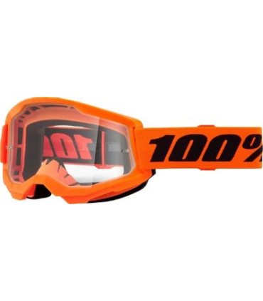 100% Strata 2 orange motocross brillen