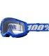 100% Strata 2 blu maschera motocross