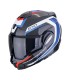 Scorpion Exo Tech Evo carbon Cosy blue red helmet