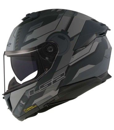 LS2 FF808 Stream 2 Shadow grey helmet