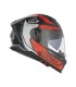 Casco moto Acerbis X-Way Graphic arancio grigio