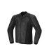 Giaca moto pelle Alpinestars Faster V3 nera