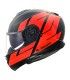 Casque LS2 FF908 Strobe 2 Code rouge matt