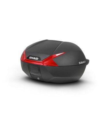 Top case moto Shad SH47 rouge