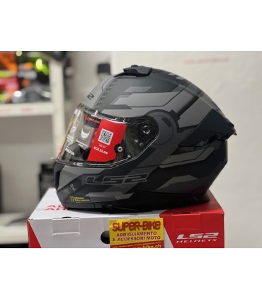 Casco LS2 FF808 Stream 2 Shadow grigio opaco