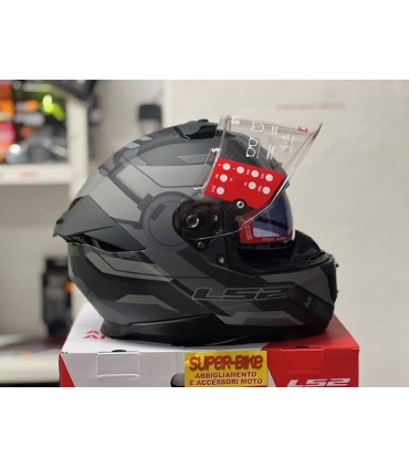 Casco LS2 FF808 Stream 2 Shadow grigio opaco