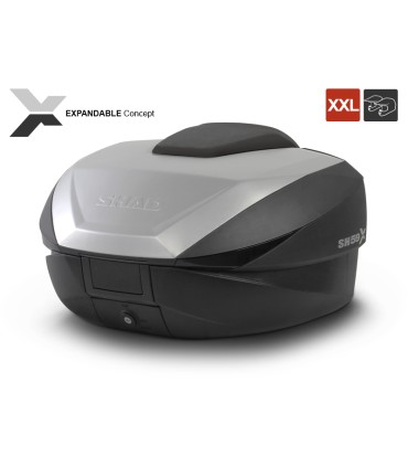 Shad SH59X Expandable Top Case + Backrest