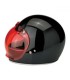 BILTWELL VISIERA TRE BOTTONI A BOLLA ANTIFOG ROSSO