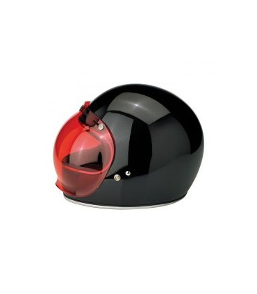 BILTWELL VISIERA TRE BOTTONI A BOLLA ANTIFOG ROSSO