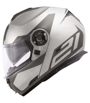 Givi X.21 Challenger Spirit matt gray modular helmet