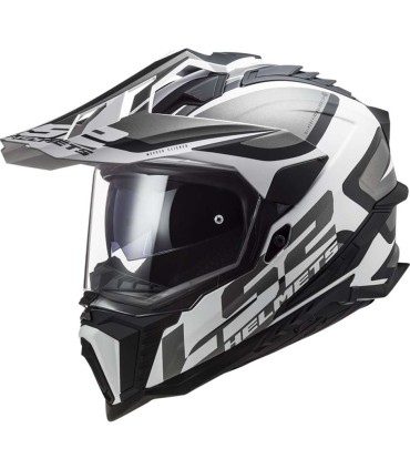 Casco LS2 MX701 Explorer Hpfc Alter bianco opaco