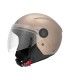 Casco jet Acerbis Brezza metallic marrone