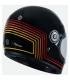 Casco custom Origine Vega Sunrise nero