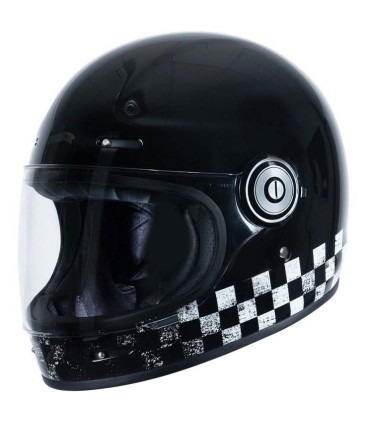 Casco custom Origine Vega Racer nero