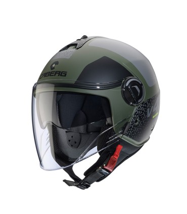 Casque Caberg Riviera V4x Alpha vert matt