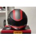 Casco jet CGM 126 G Iper City nero rosso opaco