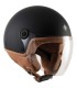 Casco Jet Tucano Urbano EL Jettin nero opaco marrone