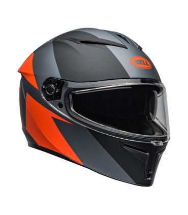 Casco Bell Lithium Shear arancio opaco