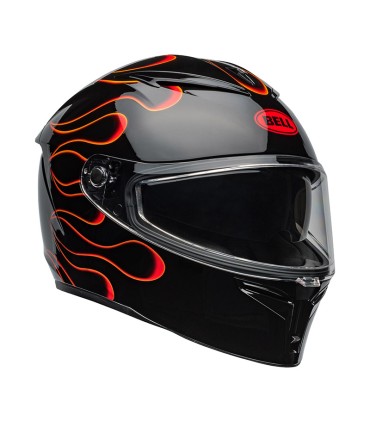 Casco Bell Lithium Torch nero rosso