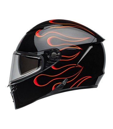 Casco Bell Lithium Torch nero rosso