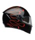 Casco Bell Lithium Torch nero rosso