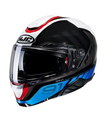 Motorrad helm Hjc Rpha 91 Rafino blau