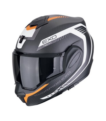 Scorpion Exo Tech Evo carbon Cosy arancio