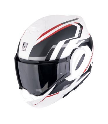 Casco Scorpion Exo Tech Evo Furio bianco opaco