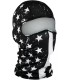 ZAN BALACLAVA NYLON NERO/BIANCO FLAG